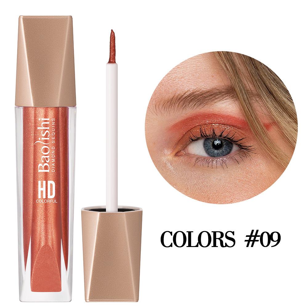 Wasserfester Langanhaltender Wischfester Eyeliner 12-farbiger Perlglanz-Lidschatten-Eyeliner