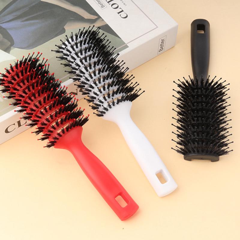 Barber Hair Dyeing Cutting Coloring Brush With Anti-Scalding Fish Bone Shape Comb Men'S Hair Styling Tool