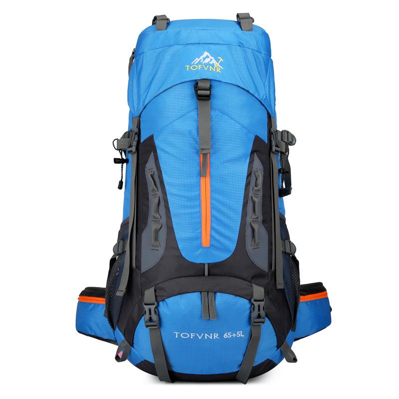

Waterproof, Wear-resistant Large Capacity Outdoor Hiking and Mountaineering Backpack 33*24*70 cm