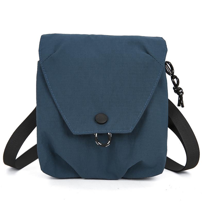 Japanese Style 2025 Casual Solid Color Mini Crossbody Phone Bag for Men and Women