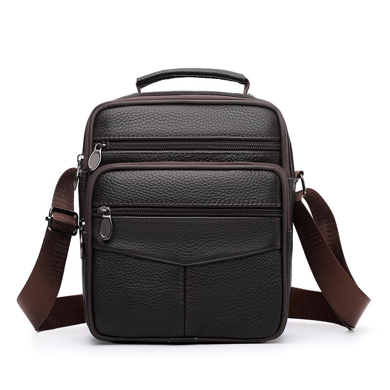 

Men s Pu Leather Messenger Bag – Vintage Business Casual Shoulder Bag for Work Travel & Commute кавовий