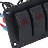 6 Gang Rocker   Panel LED Backlit On Off   Waterproof Circuit   for Car RV Bus Marine Boat ATV UTV