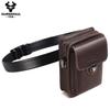Humerpaul New Men Bags First Layer Cowhide Shoulder Bag Retro Messenger Bag Multi-function Tool Storage Bag Sports Waist Bag