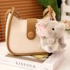 Fluffy And Cute Plush Animal Character Keychain Ideal For Bag Charm And Gift