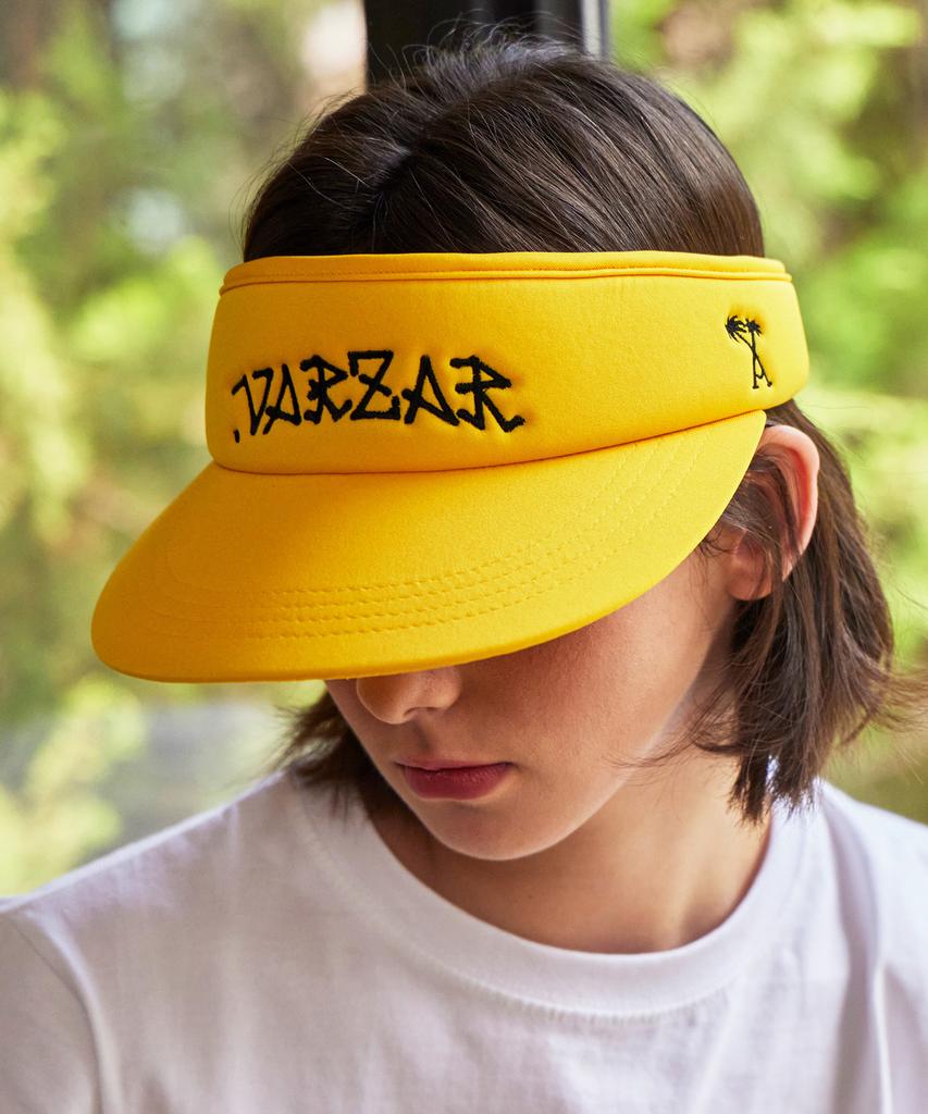 Bajal Palm Tree Logo Sun Cap Yellow
