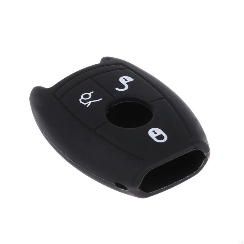 2025 New 3 Buttons Silicone Car for Key Cover for Case For Mercedes Benz W203 204 210