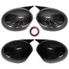 Pentru Mini Cooper R50 R52 R53 Volan pe stânga Autocolant Plastic 2 buc Capace Capac Oglindă Laterală Retrovizoare Carcasă de protecție