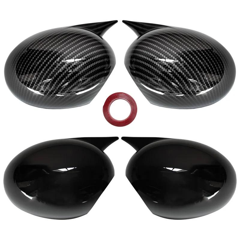 Pentru Mini Cooper R50 R52 R53 Volan pe stânga Autocolant Plastic 2 buc Capace Capac Oglindă Laterală Retrovizoare Carcasă de protecție
