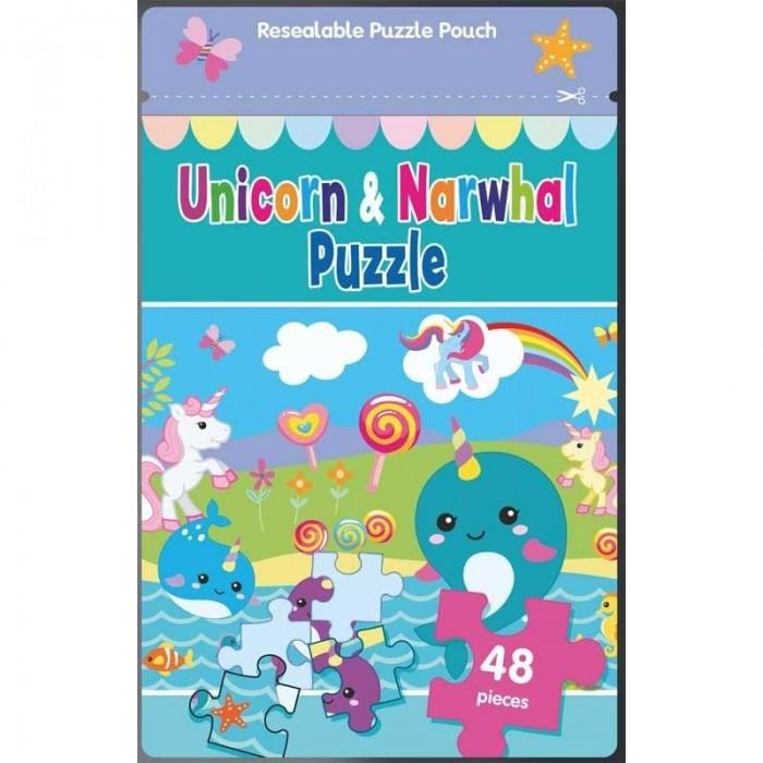 Puzzle con unicorni e narvali