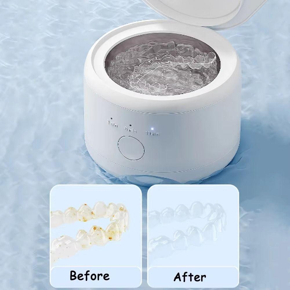 Ultrasonic Braces Cleaning Machine Denture Clean Machine  for Mouth Guard Aligner Whitening Trays