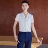 Women's V-Neck Chiffon Professional Shirt
