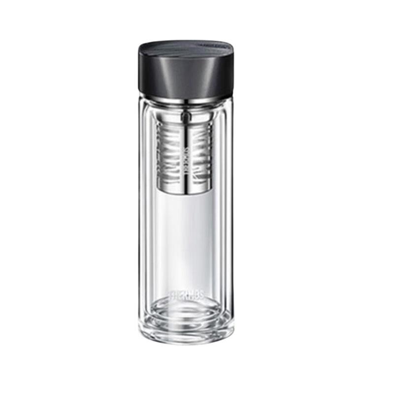 Thermos Double-Layer Glass Tea Infuser Bottle