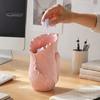 Sustainable Office Stationery Storage Lotus Leaf Pen Holder, Decorative Pencil Modern Eco-conscious Holder Desk Organizer for Supplies Makeup Brushes