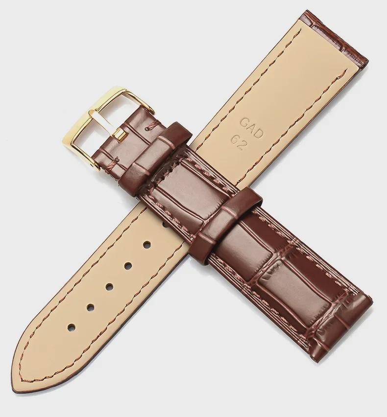 Omega Seamaster Genuine Leather & Bamboo Butterfly Strap - Men's & Women's Cowhide 20mm.