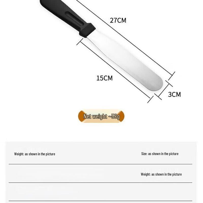 Zhishi 3-Piece Baking Scraper Set