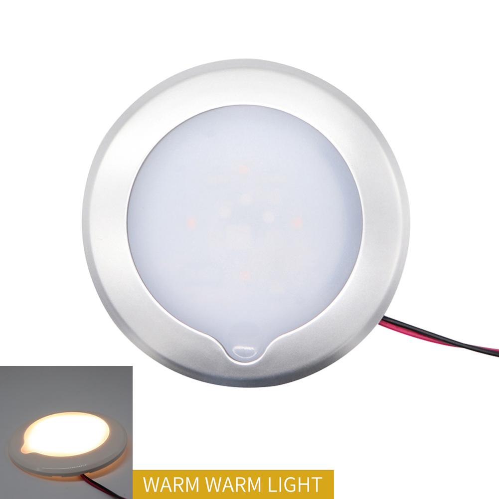 Camper Caravan Marine Interior Light Touch Dimmable IP67 Waterproof Recessed LED Ceiling Light 5-Level Brightness LED Dome Light