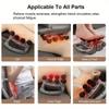 Durable And Safe Fascia Gun 16-Head Muscle Massage Gun Professional Body Leg Back Shoulder Waist Fascia Gun High Frequency Vibration Massager Gun