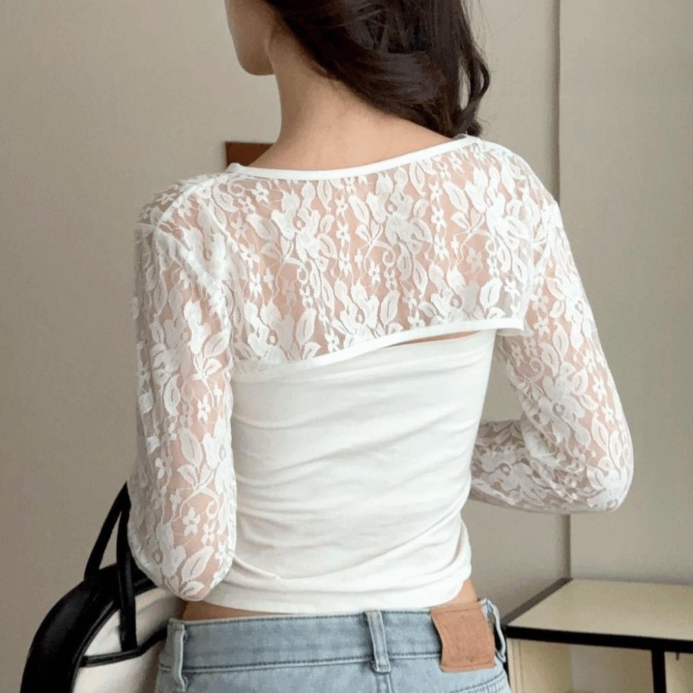 Ärmelloses Spitzen-Sonnenschutz-Tanktop Atmungsaktive Damen Sommer-Oberbekleidung Strand