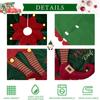 Add Festive Atmosphere Under Tree Mat Comfortable Touch Christmas Tree Foot Cover  Home