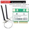 RTL8852BE Dual-Band AX1800 WiFi 6 Network Card with Bluetooth 5.2 (MINI PCIe)