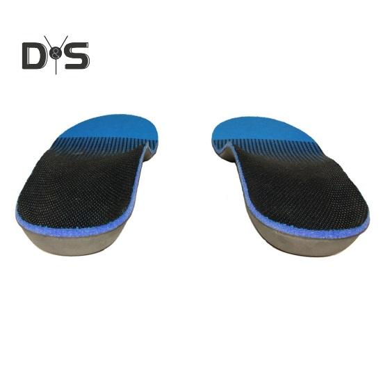 1 par ortopediska inlägg stötdämpande fotvalvsstöd inlägg lindrar plattfot djup hälkopp fotomslag för unisex