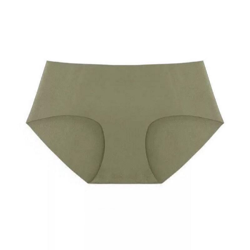 

Бесшовные женские трусики-треугольники в корейском стиле с антибактериальным эффектом: Средне-низкая посадка, облегающий бедра, комфортная посадка нюд L/XL
