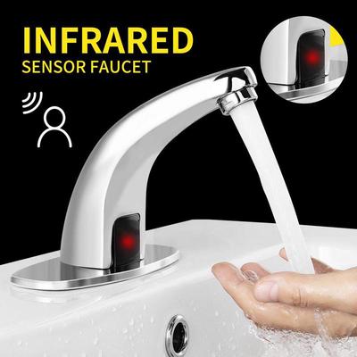 Automatic Sensor Hands Free Touchless Bathroom Kitchen Faucet Mixer Swivel Tap