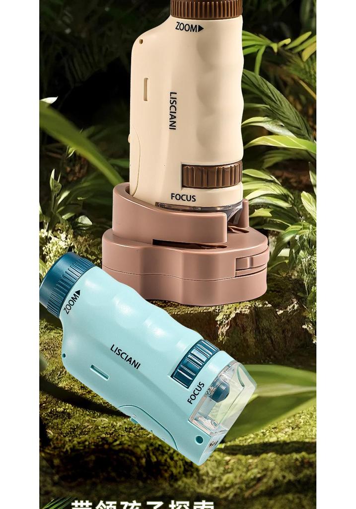 HD Portable Handheld Microscope Science Kit for Primary & Middle School Students