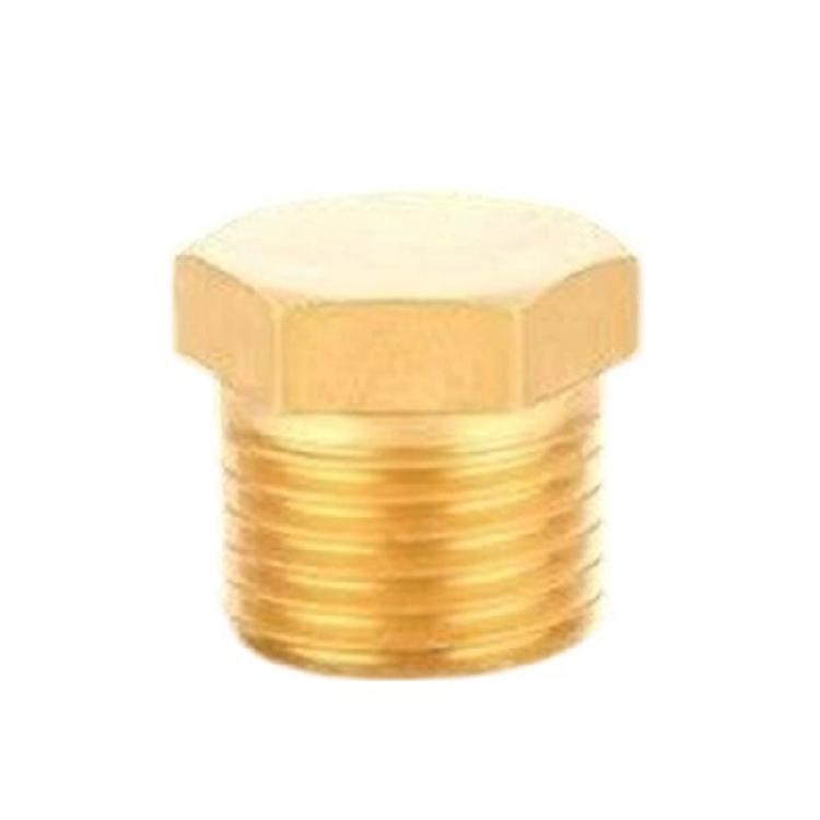 

Pipe Plumbing Fitting Adapters Male Thread Coupler Hexagonal End Caps Plug Brass Pipe Plug Fitting Connector Enduring