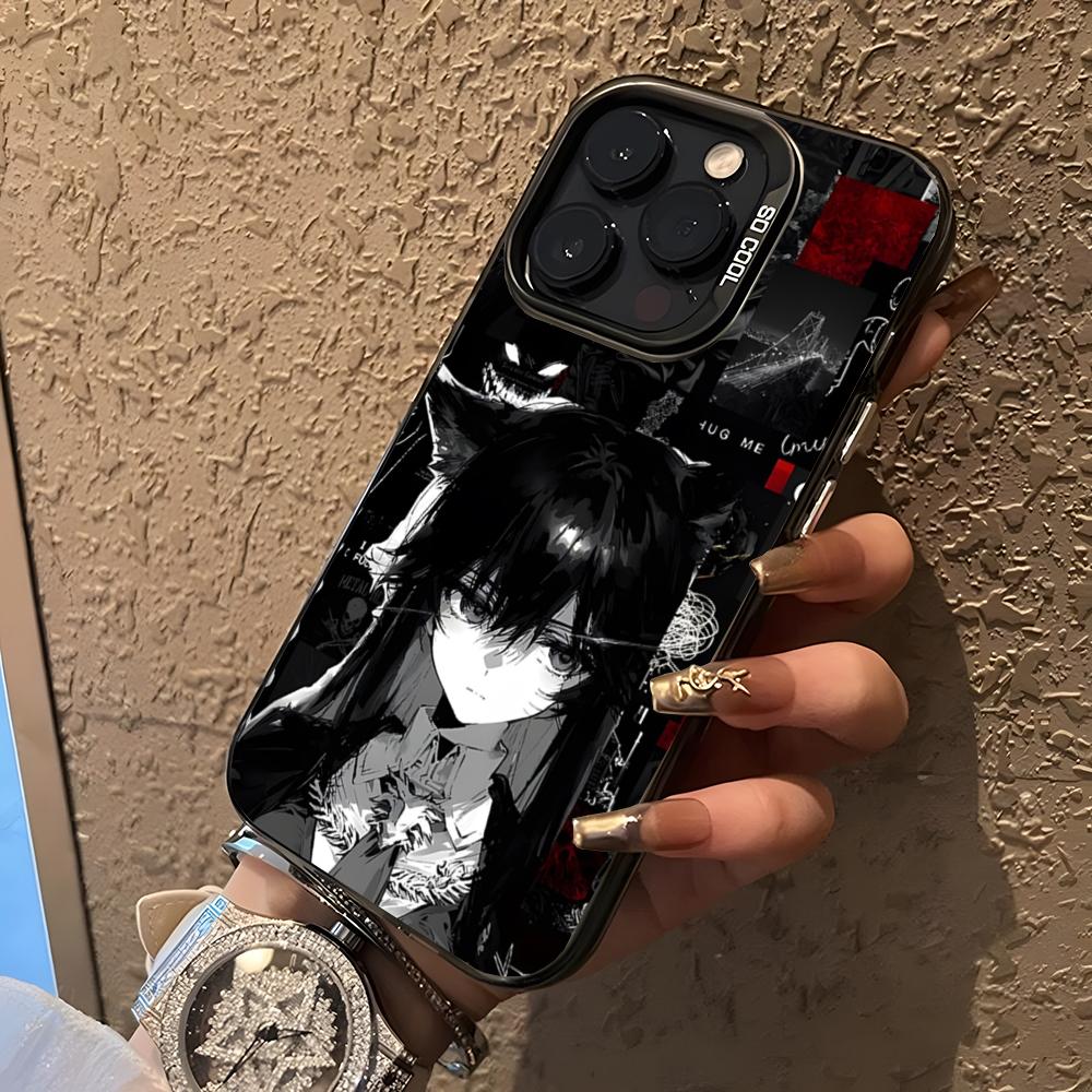 Arknights Anime Game Phone Case For 17 Air IPhone 16 Pro Max 15 14 Plus 12 13 X XS Max 11 Colorful Silver Cover