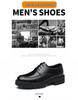 Men's Formal Leather Shoes, Autumn Style, 8CM Inner Lift, Thick Sole, Lace-up, Trendy Big Toe Design.