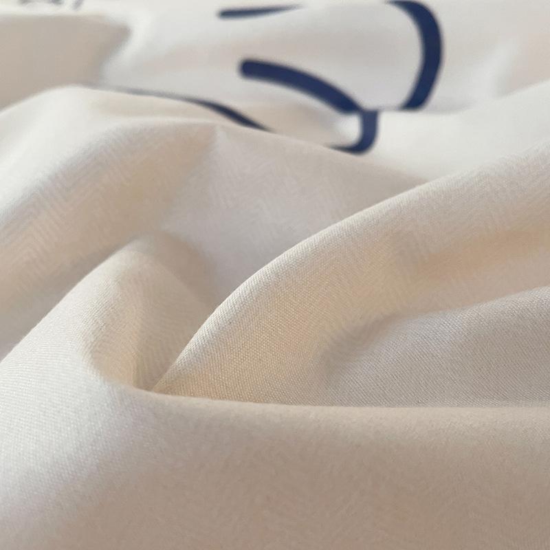 Four-piece Cartoon Single-piece Bedding Dormitory Bed Sheet Quilt Cover Ins Quilt Cover Three-piece Set Spring