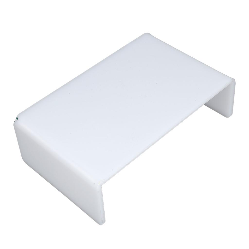 Acrylic Elevated Shelf for Desktop Smoothing Edges Easy Cleaning Acrylic Elevated Rack for Computer Monitors Dental Use