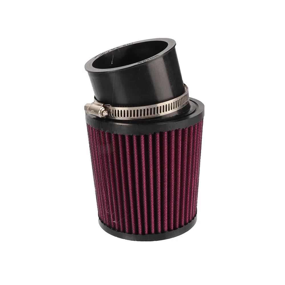 Air Intake Filter 62mm Air Filter Motorcycles Air Intake High Flow Vent Cover for GX160 GX200 Mini Bike Go Kart Motorbike