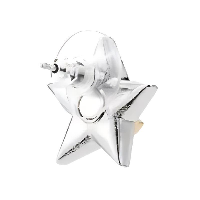 CHANEL 23S 23 spring and summer 23s crystal star inlaid double CLogo synthetic cubic zirconia/rhinestone, metal earrings for women