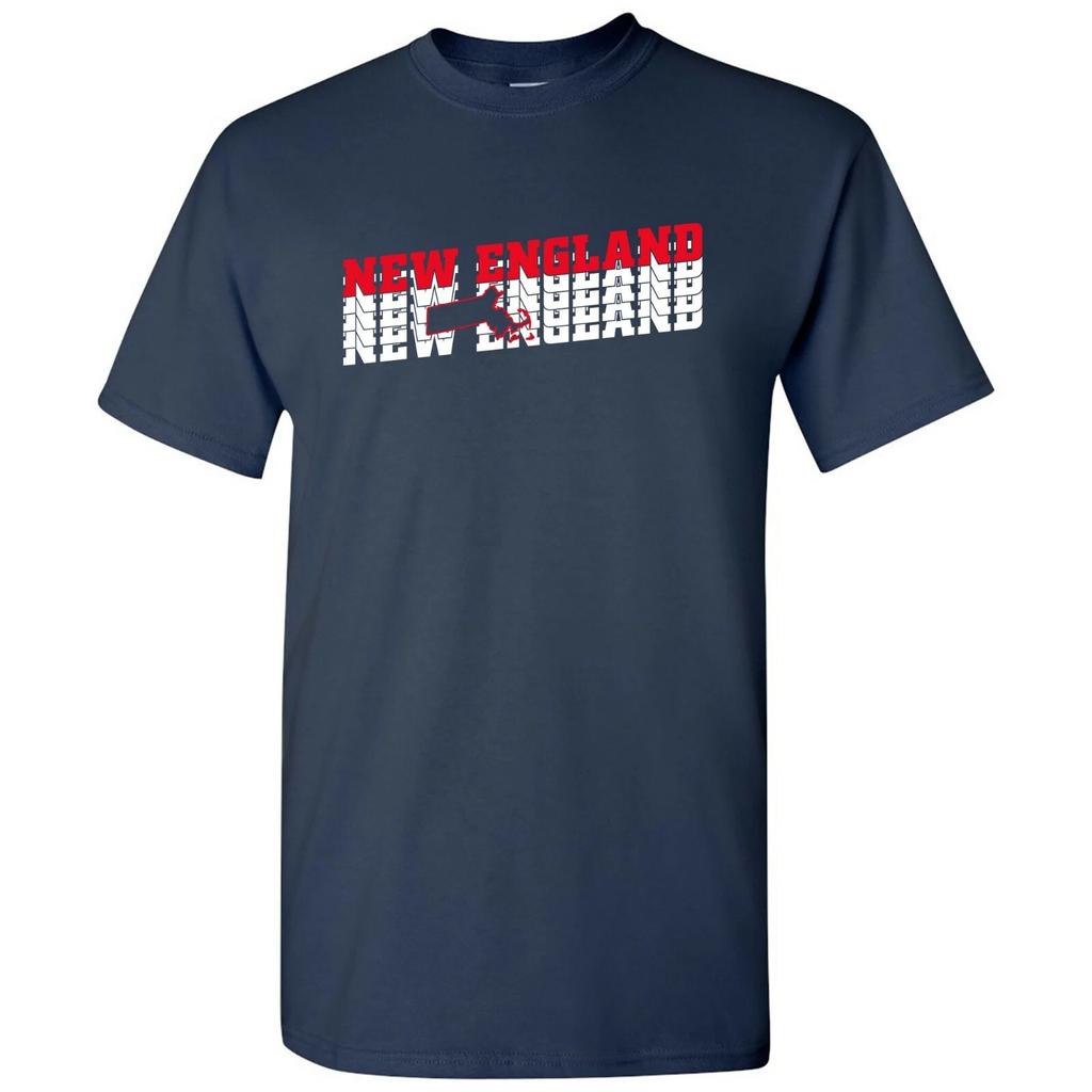New England Retro Repeat - Sports Team City Pride Tailgating T Shirt