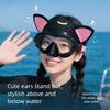Clear Vision Outdoor Diving Hat Wetsuit Hood Cat Ears Swimming Headband Diving Headband  Beach