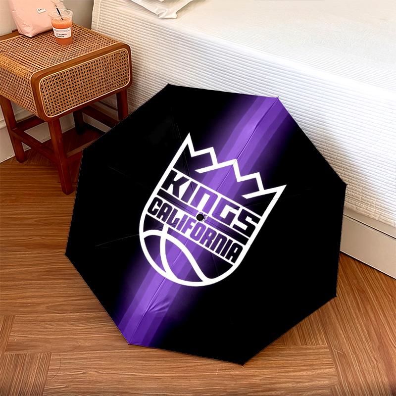 Sacramento Kingspattern, automatic folding umbrella, portable and foldable design, 8 ribs, a Christmas or birthday gift.