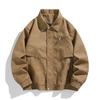 Plus Size Men's Retro Leather Jacket: Trendy Casual Lapel Coat for Spring/Autumn 2025