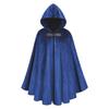 Medieval Deer Suede Velvet Cloak - Retro Warrior Cosplay Cape for Halloween