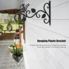 ZK30 Hanging Plants Bracket Wrought Iron Wall Planter Hook Flower Pots Hanger for Living Room Balcony