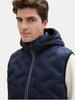 Winter Jacket Tom Tailor Hybrid Vest with Hood (1041313) Sky Captain Blue
