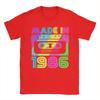 Made In 1986 Cassette Birthday 80s T Shirts Mens  Pure Cotton Cool TShirt Round Neck  Tee Shirt Short Sleeve Clothes Summer