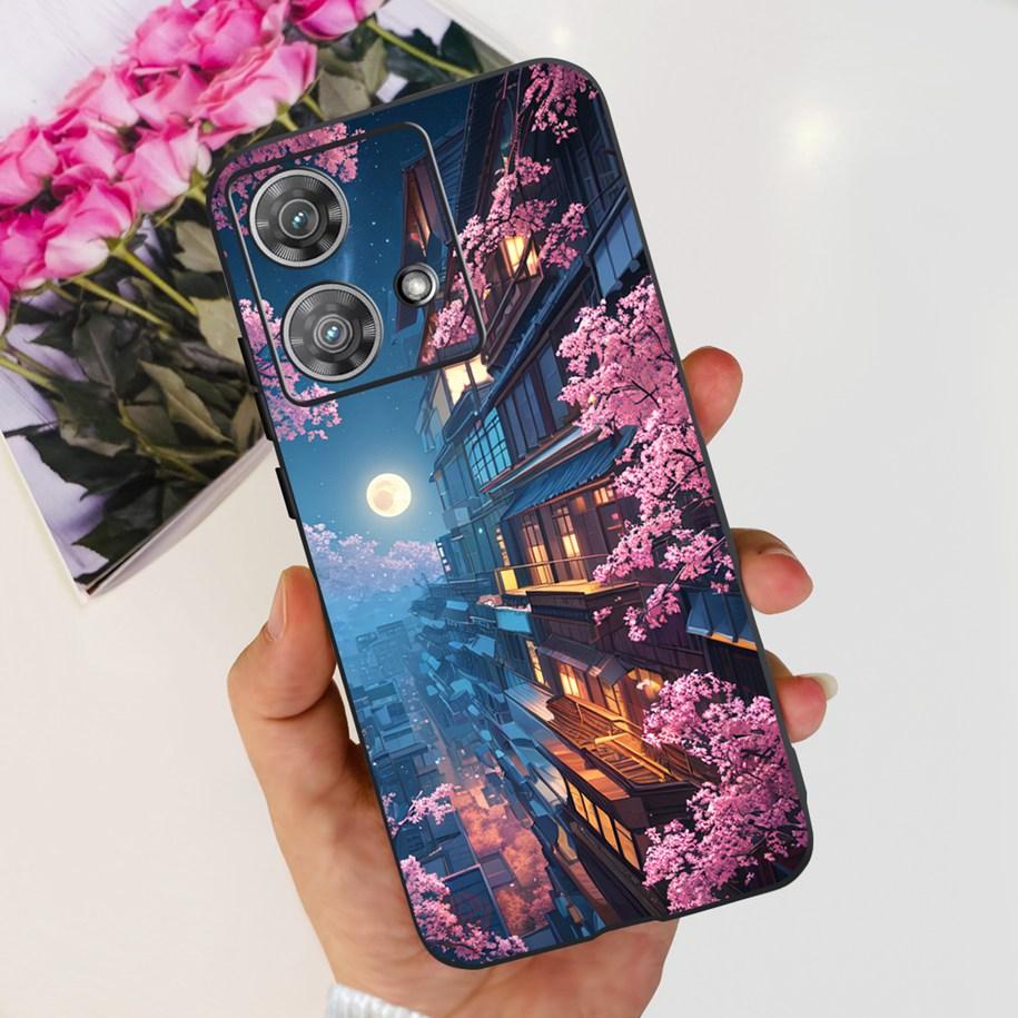 For Motorola Edge 40 Neo Case Soft Transparent Silicone Bumper Shockproof Cover For Moto Edge40 Neo Edge40Neo 5G XT2307-1 Fundas
