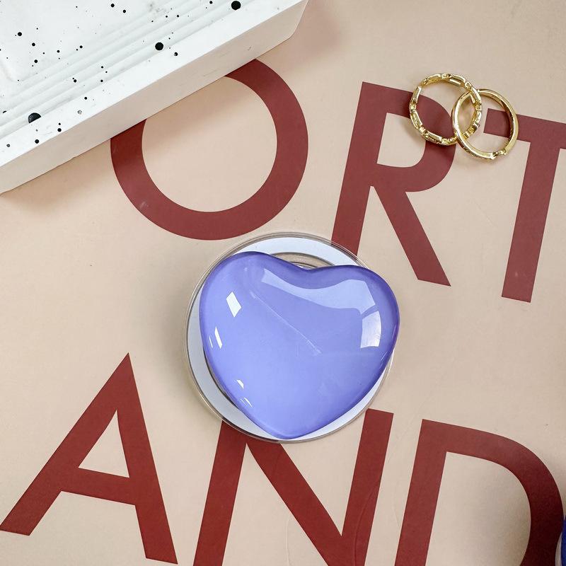 Magnetic Suction Retractable Desktop Love Glass Mobile Phone Airbag Bracket Watching Drama Style Lazy Support Frame