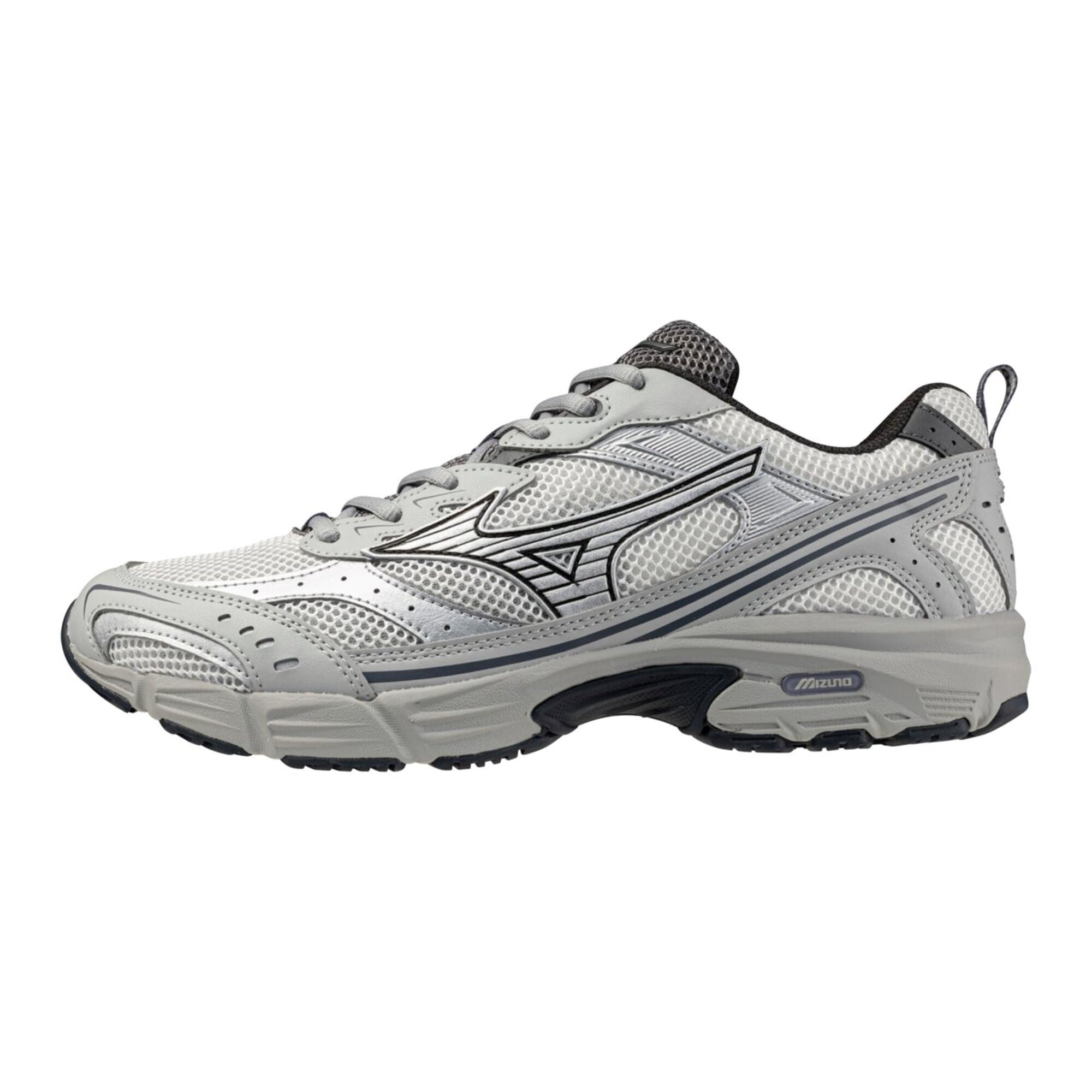 

Mizuno MXR Casual Light Gray x Silver x Size 3E Sneakers, Fashion, Commuting, School, Lifestyle, Gray, 25.5 cm,