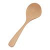 Wooden Soup Spoon Fine Polishing Handcrafted High Temperature Resistant Long Handle Wooden Spoons for Restaurant