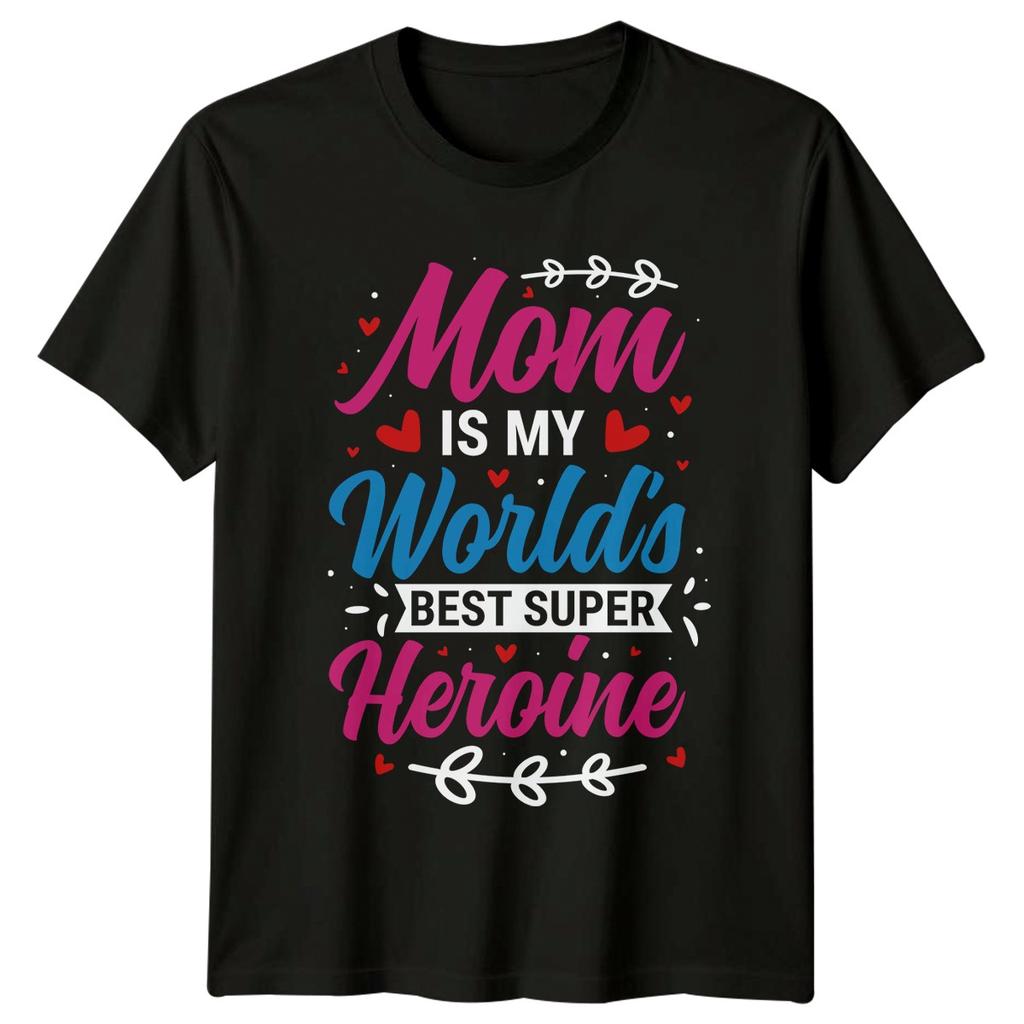 Mom Is My Worlds Best Unisexs TShirt Mom Appreciation Family Mothers Day Gift
