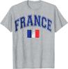 France French Flag Graphic T-Shirt Cotton Vintage Clothes Tops S Camiseta Streetwear Ropa Hombr
