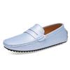 New leather Doudou shoes men's casual driving shoes soft sole fashion foot cover versatile lazy shoes large size 49